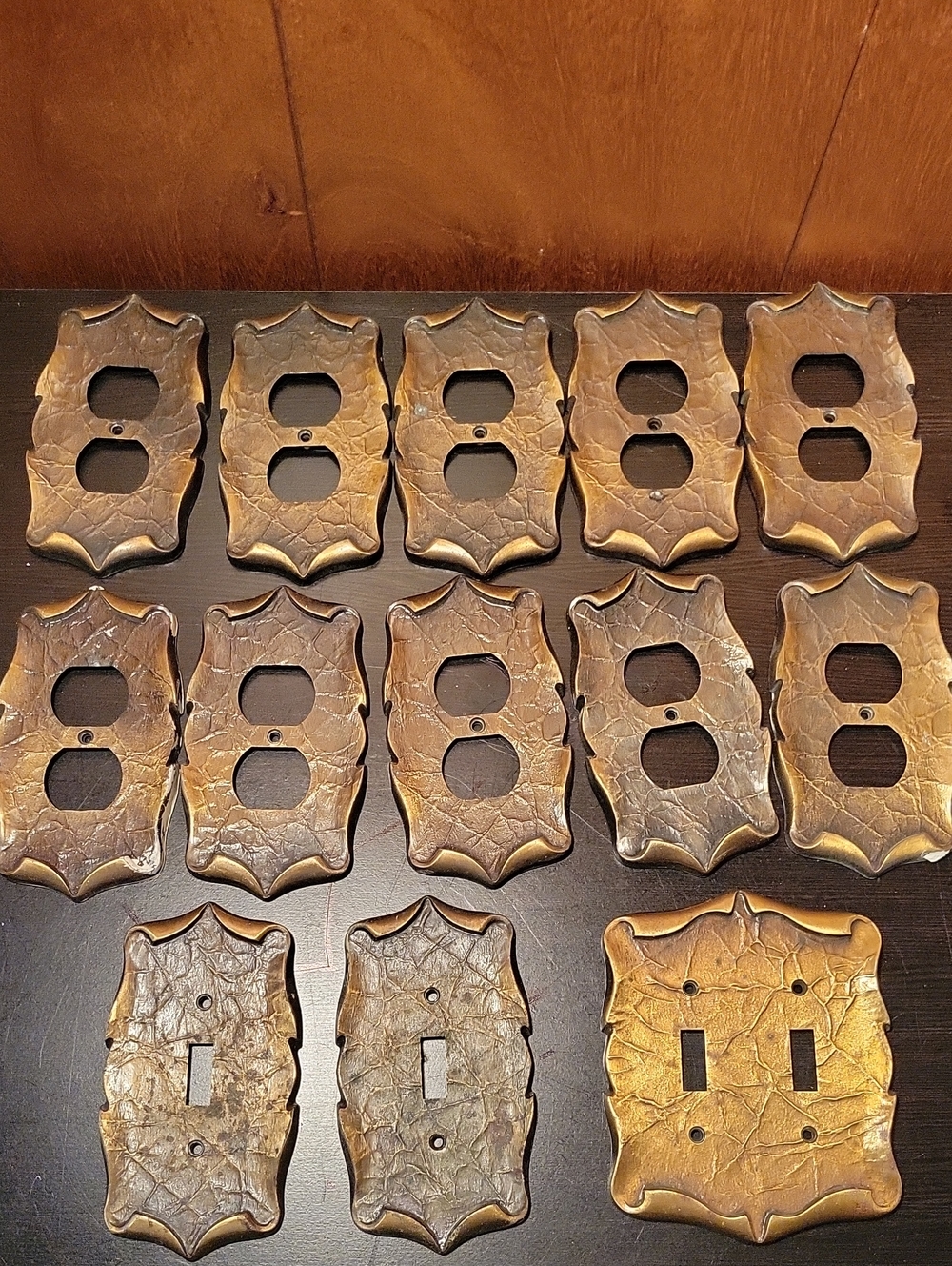Vintage Amerock Carriage House Brass Color Covers Outlet, Switch MCM